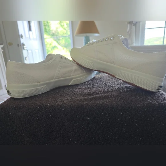 Superga Cotu Classic 2750 White Womens 8 Men 6.5 - Picture 4 of 11
